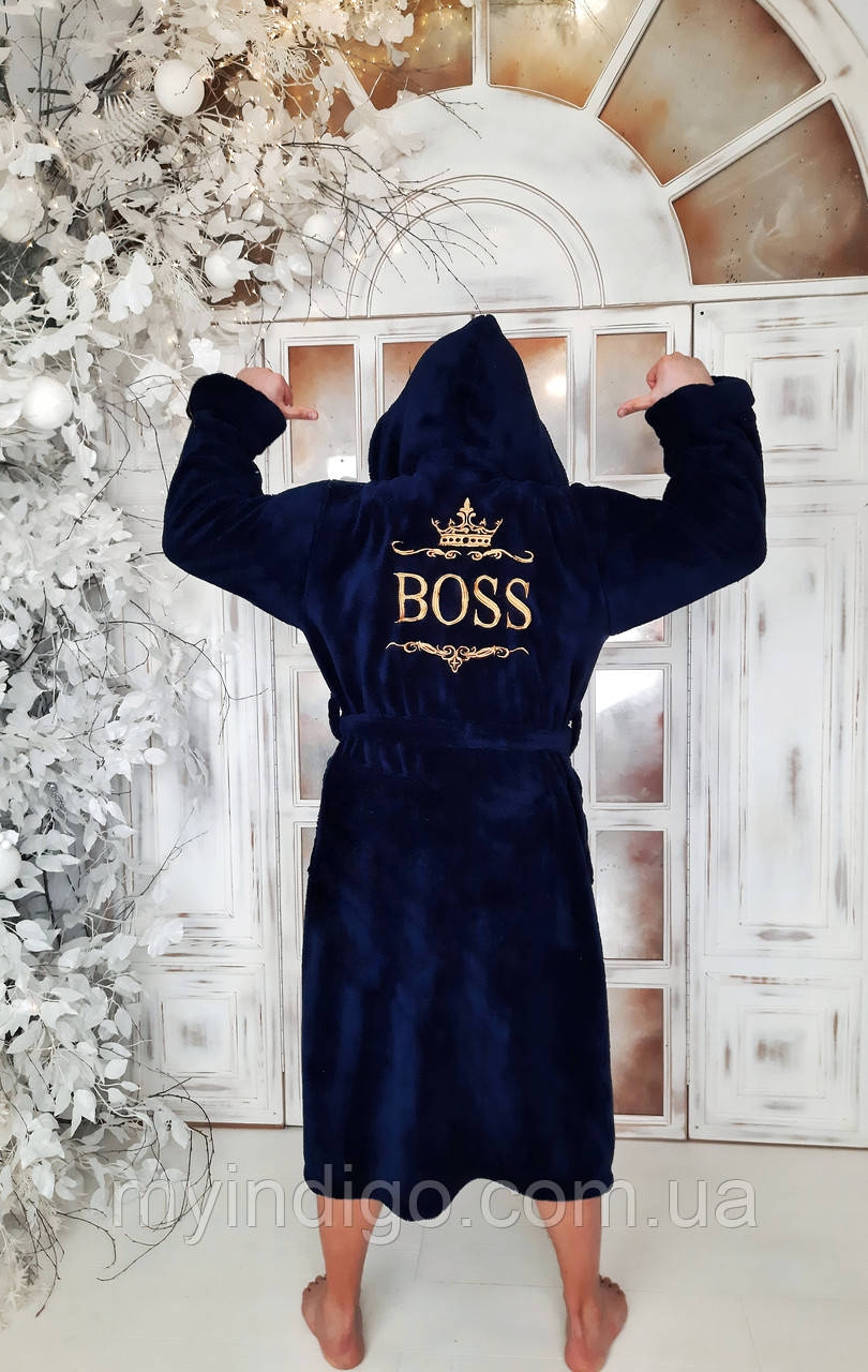 Чоловічий халат "BOSS"