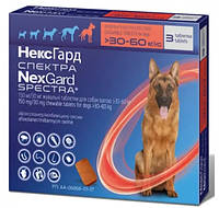 Нексгард Спектра 30-60 кг XL от блох и клещей для собак 3 таб