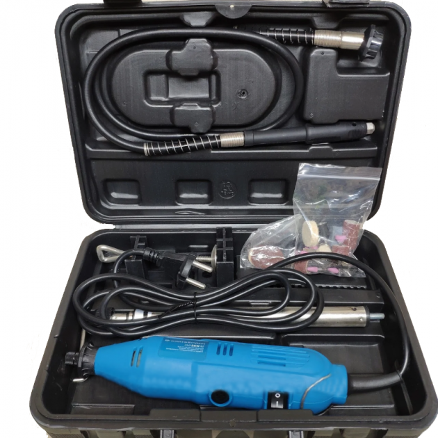 Шліфувально-гравіювальний інструмент KRAISSMANN 150 SGW 42 насадки, фото 1