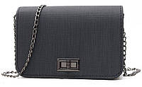 Женская мини сумочка с цепочкой Altum Маленькая сумка из экокожи Серый (KG-7231)