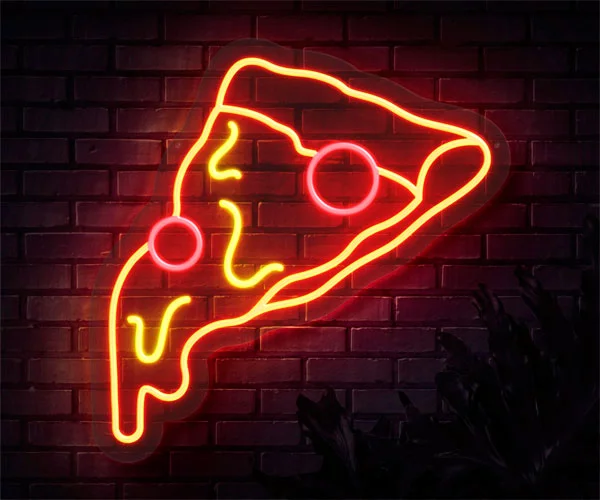 Купить Неоновая Вывеска Пицца Наружная Реклама Pizza Вывеска Для ...