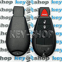 Смарт ключ Jeep Cherokee (Джип Чероки)с 2014-2019 год, 2 + 1 кнопки, чип 4A (GQ4-53T), 433 MHz (без логотипа)