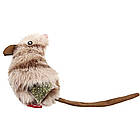 М'яка іграшка Мишка з м'ятою (3 пакетики) для кішок, GiGwi Catnip / Ігра-дразнилка для котів / Миша для кошенят, фото 5