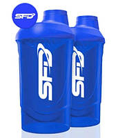 Спортивный шейкер SFD Nutrition - Shaker Wave (600 мл) [синий] К100-61-7933719-20