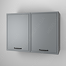 Навісна двохдверна шафка для кухні з фасадами МДФ Верхні кухонні тумби з корпусом з ЛДСП 80 см шириною, фото 5