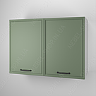 Навісна двохдверна шафка для кухні з фасадами МДФ Верхні кухонні тумби з корпусом з ЛДСП 80 см шириною, фото 3