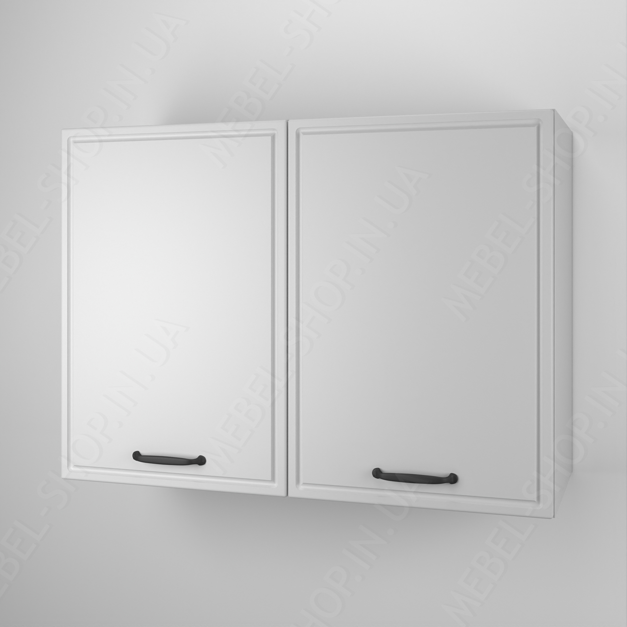 Навісна двохдверна шафка для кухні з фасадами МДФ Верхні кухонні тумби з корпусом з ЛДСП 80 см шириною, фото 1