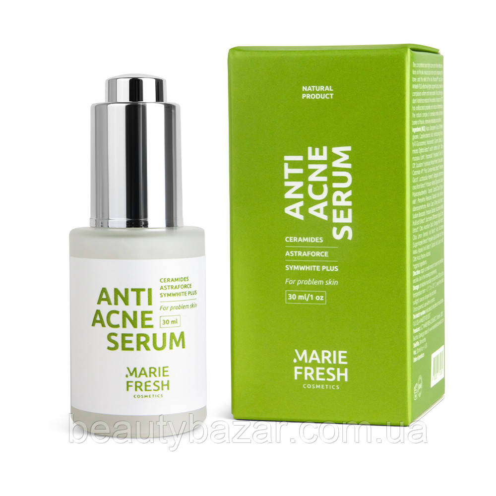 Сироватка Anti Acne Marie Fresh з AHA кислотами для проблемної шкіри 30 мл