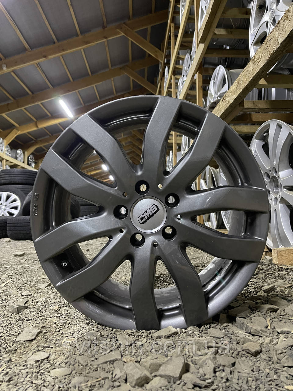 Диски CMS 5/112 R17 7.5J ET35 темно-сірі з Німеччини, фото 1