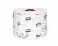 Бумага туалетная в рулонах Tork Soft Mid-size Premium белая 2 слоя 110 метров 1 рулон