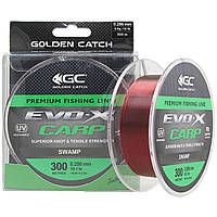 Леска Golden Catch EVO-X Carp 300м Swamp