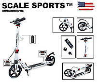 Самокат Scale Sports SS-04 Білий двоколісний на дискових гальмах гуртом, фото 3