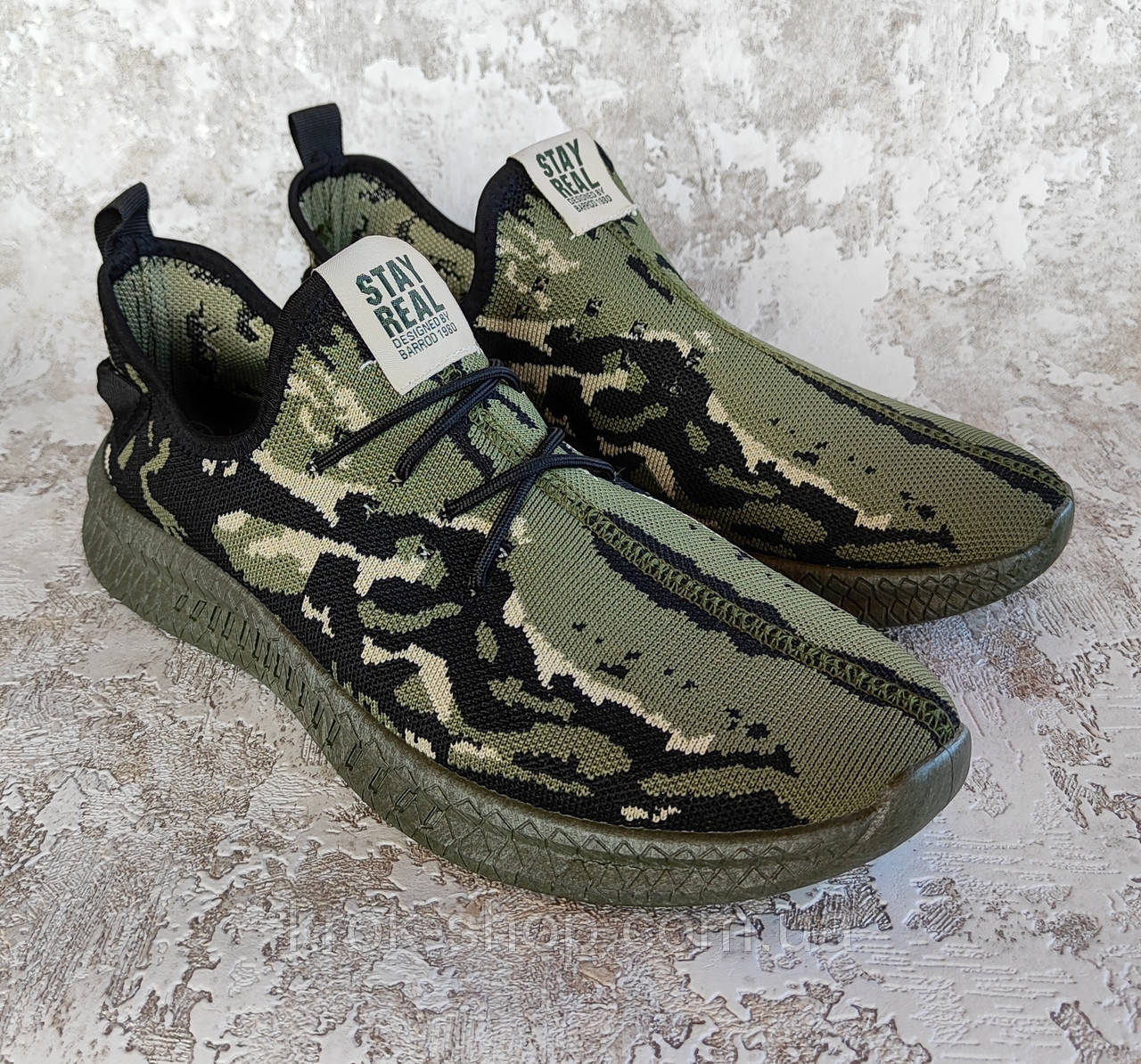 Мокасини чоловічі сітка Крок гуртом, фото 1