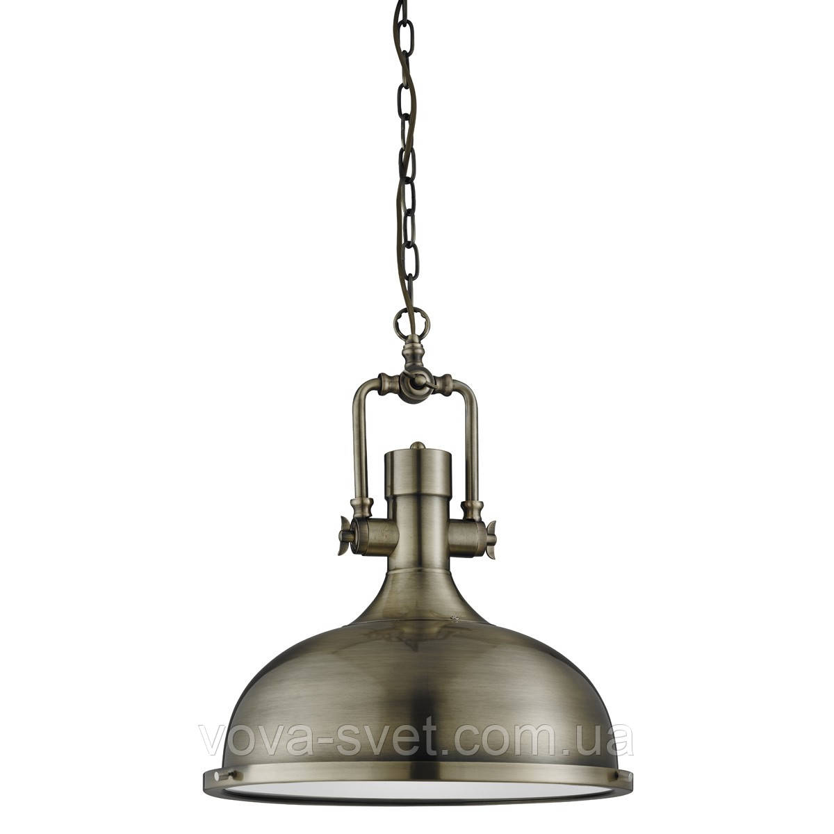 Светильник потолочный купол Loft [ Industrial Pendants ] (antique brass) - фото 2 - id-p304290629