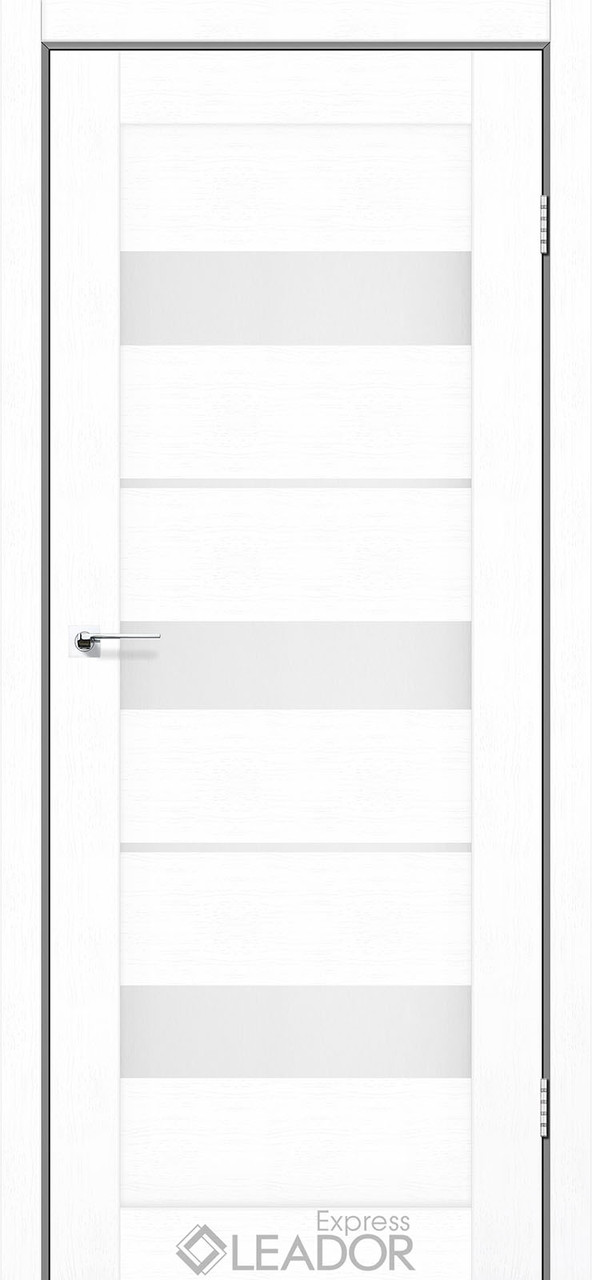 Колекція LEADOR Express. Двері MODENA Полотно, екошпон Білий льон