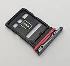 Тримач сім-карти huawei p40 pro (els-nx9) сірий сервісний оригінал з розборки, фото 2