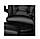 Офісне крісло з підставкою для ніг еко шкіра Malatec чорний 16224, фото 9