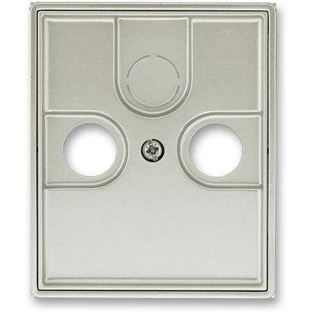 Панель розетки TV+R(SAT) ABB Time Сріблястий (5011E-A00300 32)