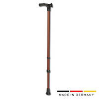 Анатомічна алюмінієва тростина для правої руки колір-мідь висота 72-95 см HANDY REBOTEC