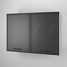 Компактна навісна шафа для кухні з 2 полицями 80 см завширшки Кухонні шафи з фасадами МДФ на стіну, фото 4