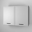 Компактна навісна шафа для кухні з 2 полицями 80 см завширшки Кухонні шафи з фасадами МДФ на стіну, фото 7