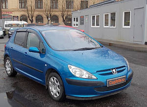 Вітровики "CT" дефлектори вікон на авто Кобра Peugeot 307 Sd/Hb 5d 2002-2008