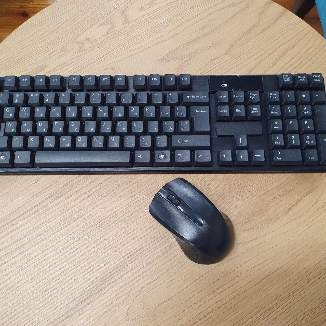Беспроводная Клавиатура и Мышка для Компьютера Keyboard Wireless ...