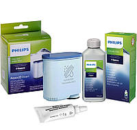 Набір для обслуговування кавомашини Philips AquaClean CA6903/30 (фільтр -1 шт., рідина - 1шт., мастило -1 шт.))