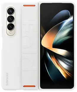 Оригінальний чохол Samsung Silicone Grip Cover White для Galaxy Fold 4 F936