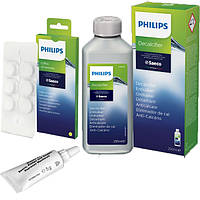Набор для обслуживания кофемашин Philips CA6700/60 (таблетки-1 шт., жидкость -1шт. смазка-1 шт.)