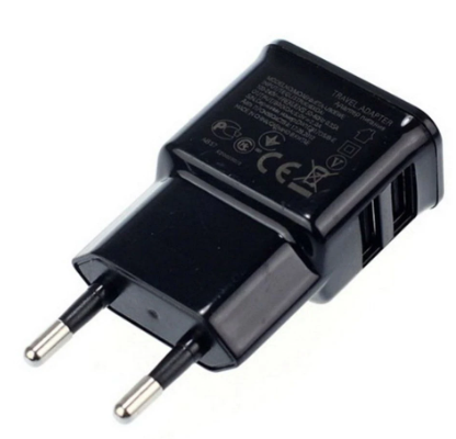 Блок живлення 2 USB 5V 2A чорний
