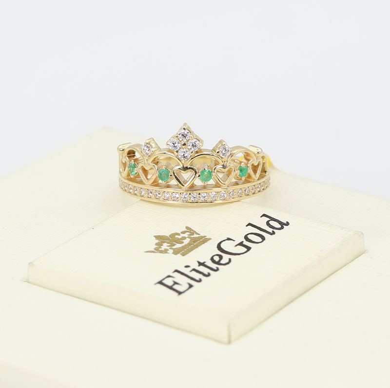 Кільце від Elitegold Queen of Hearts розмір 16.7 910202255
