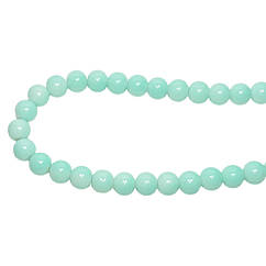 Намистини 4 мм Нитка 80 см Світло Блакитні тон 104, Фурнітура для Біжутерії, Кольє, Намиста, Браслетів, для Брошей