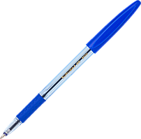 Кулькова ручка (0.7 мм, синя) Buromax Classis Grip BM.8100-01