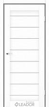 Колекція LEADOR Express. Двері AVELINO ПГ Полотно, екошпон Білий льон