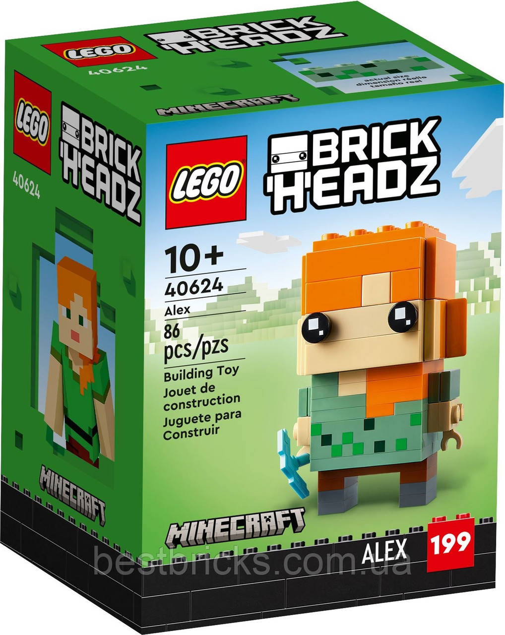 Lego BrickHeadz Майнкрафт Алекс 40624, фото 1