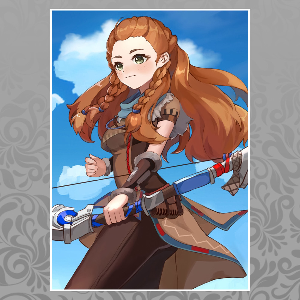 Плакат А3 Genshin Impact Елой, фото 1