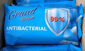 Мило туалетне Grand Шарм "ANTIBACTERIAL" 100 г з антибактеріальним ефектом