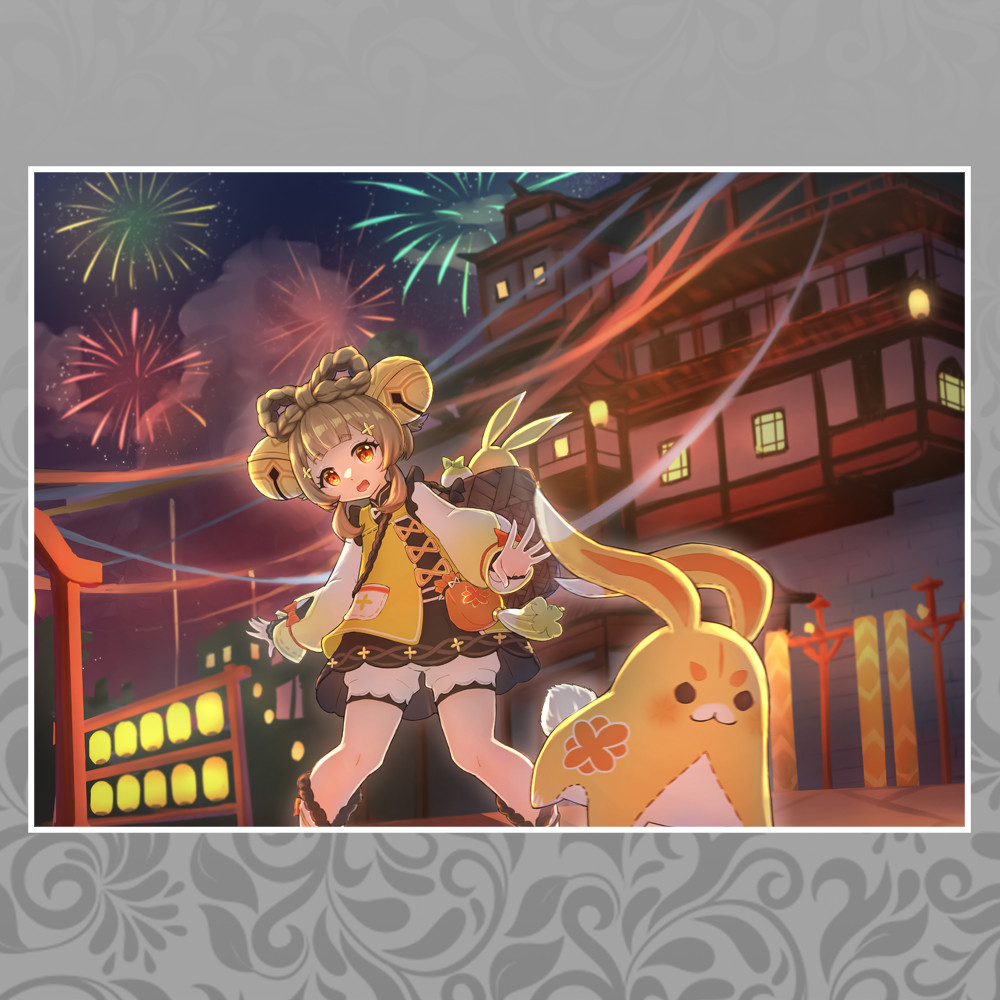 Плакат А3 Genshin Impact Яояо, фото 1