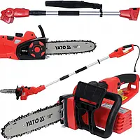 Пила Цепная Электрическая 750 Вт с Высоторезом YATO (YT-84877)
