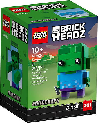 Lego BrickHeadz Майнкрафт Зомбі 40626