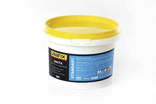 Паста для очищення рук Standart 0,35кг (відерце) UNIFIX, фото 1