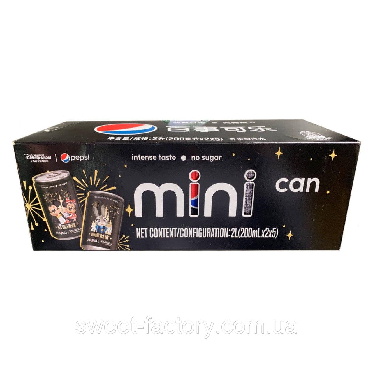 Pepsi Mini Disney China без цукру Блок 10*200ml, фото 1