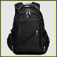 Водонепроникний рюкзак з ортопедичною спинкою SwissGear, рюкзак з usb портом і відділенням для ноутбука