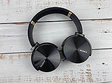 Бездротові накладні навушники для Sony MDR-XB950BT Black Bluetooth, фото 3