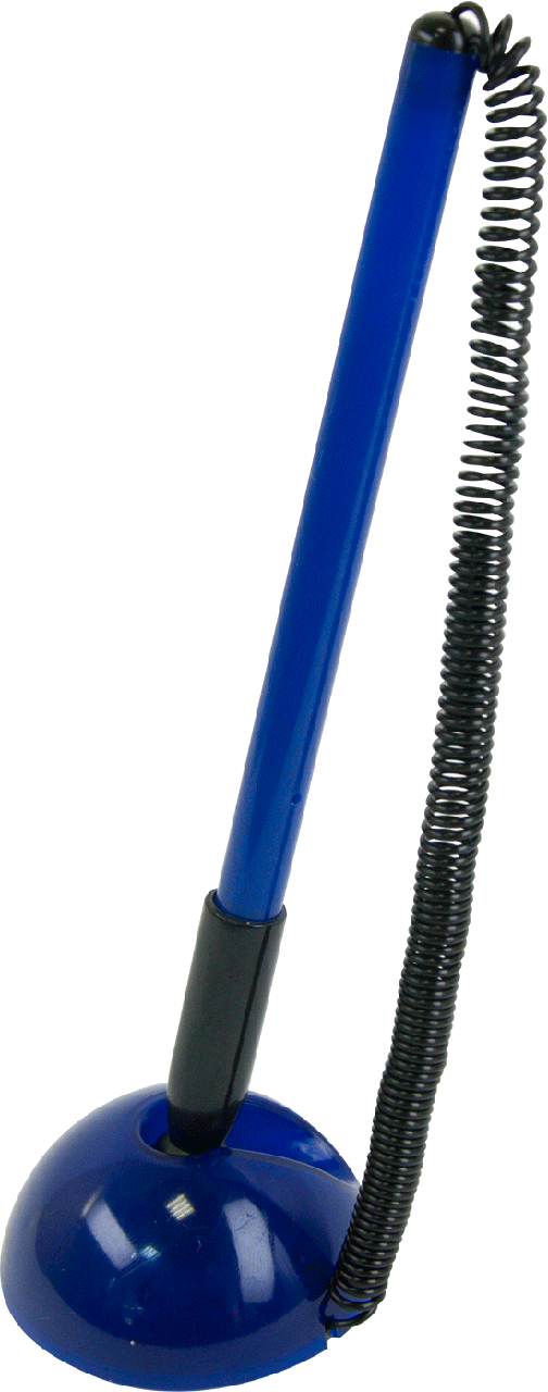 Ручка кулькова на підставці (0.7 мм, синя) Buromax Blue DeskPen L2U BM.8141-01