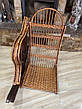 Крісло-гойдалка плетена з лози, фото 10