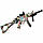 Пістолет кулемет дитячий MP5 на гелевих кульках graffiti, фото 4