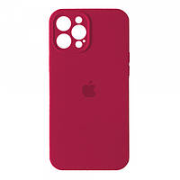 Чохол бампер силіконовий для Apple iPhone 11 Pro Max айфон Silicone Case Колір Червоний rose red Full Camer