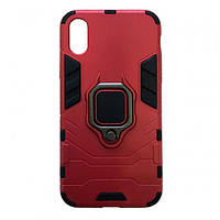 Чехол (накладка) Apple iPhone X / iPhone XS, Armor Magnet, Красный